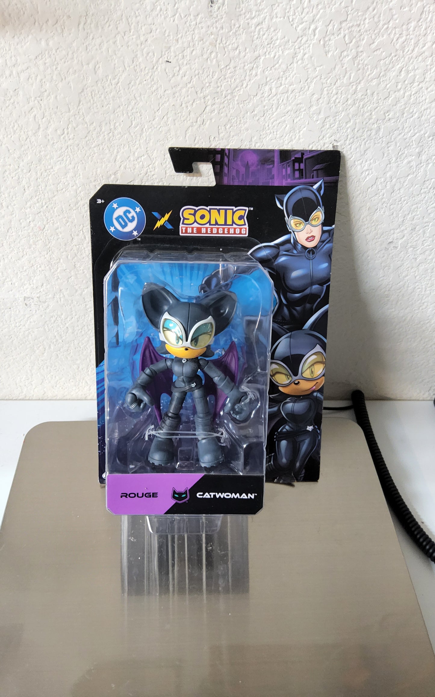 Jakks Pacific DC x Sonic the Hedgehog Rouge as Catwoman 5-Inch Action Figure