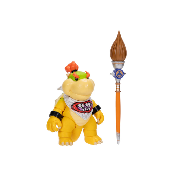 Super Mario Galaxy Movie Bowser Jr. 5" Action Figure Paint Brush