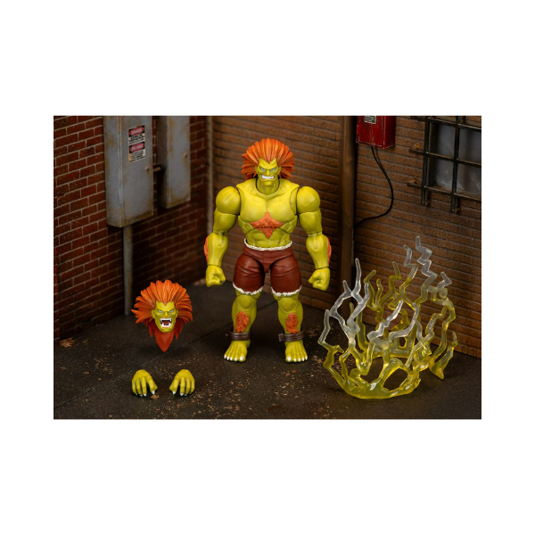 Street Fighter II Blanka 7" Deluxe Action Figure Jada Toys Collectible