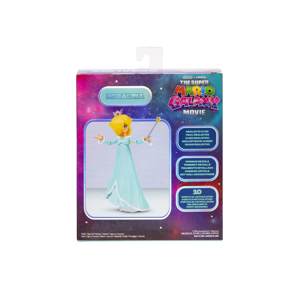 Jakks Pacific Super Mario Galaxy Movie Rosalina Figure (3+) – New in Box