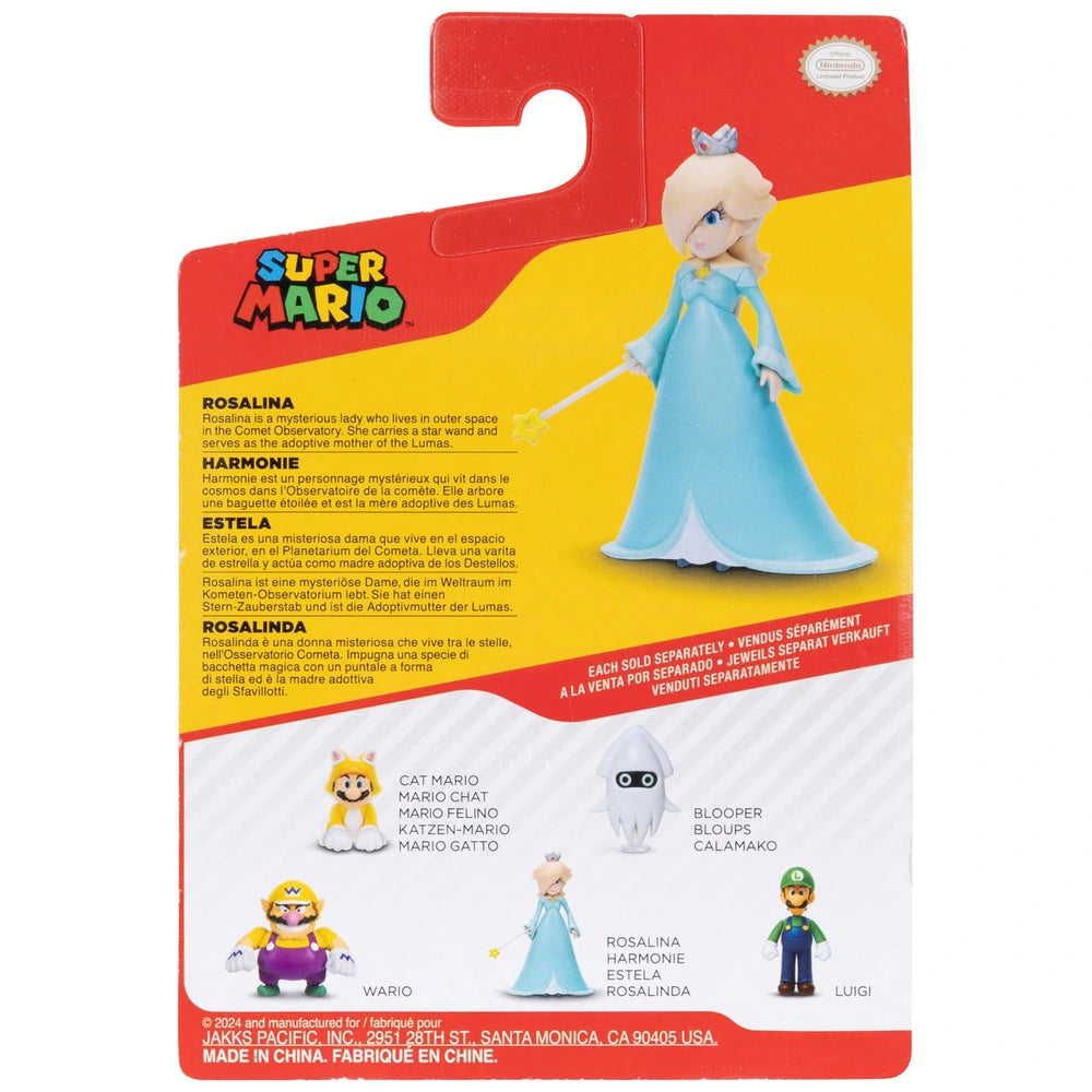 Super Mario Rosalina 2.5-Inch Mini Action Figure with Star Wand