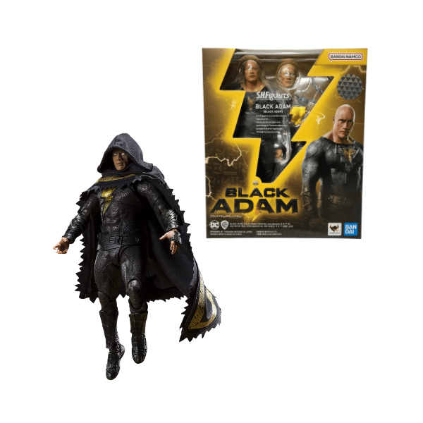 S.H.Figuarts Black Adam 6-Inch Action Figure ABS/PVC Collectible