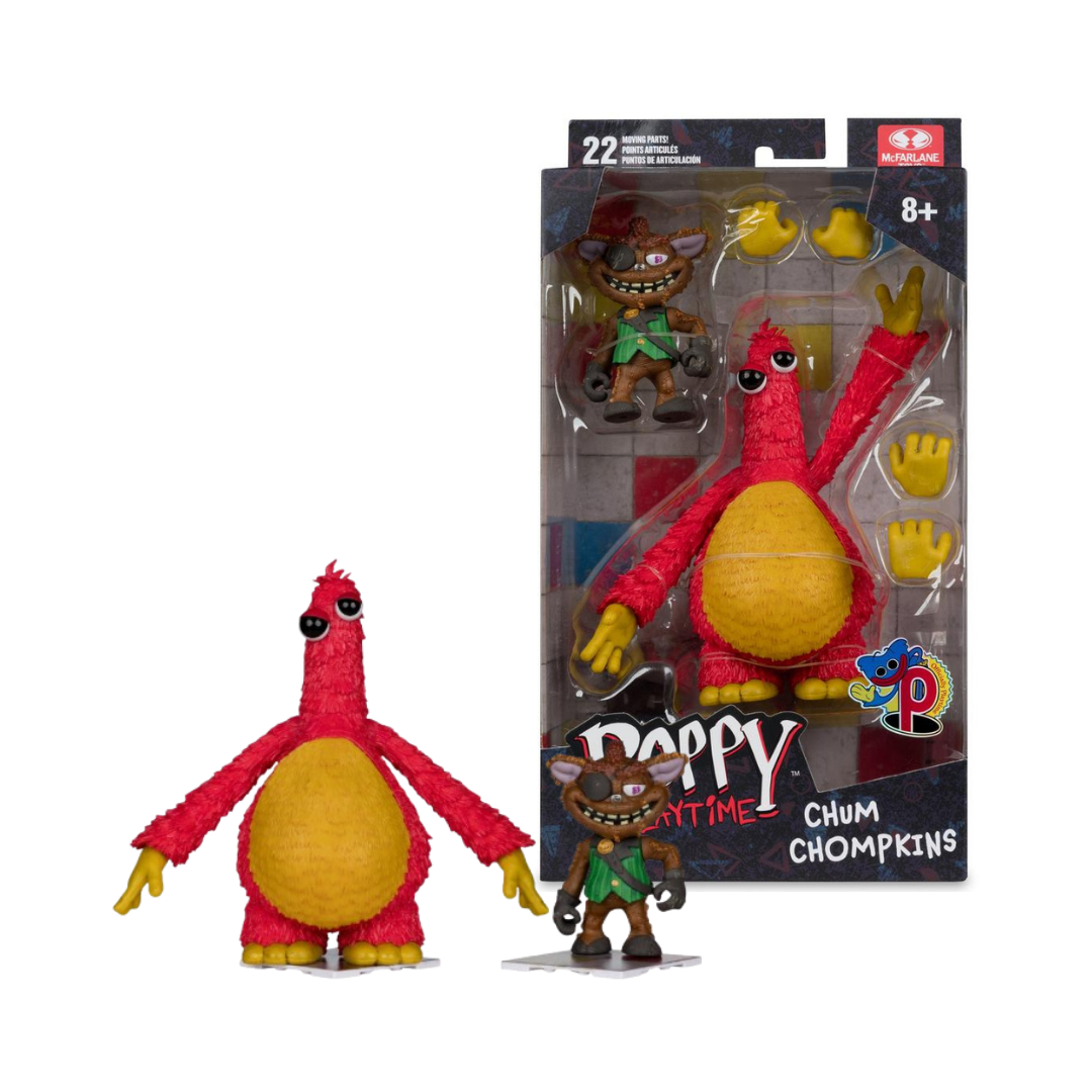 McFarlane Poppy Playtime Chum Chompkins 7" Action Figure with Giblet NEW