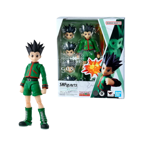 Bandai Hunter x Hunter SHFiguarts Gon Freecss Action Figure – Anime Collectible
