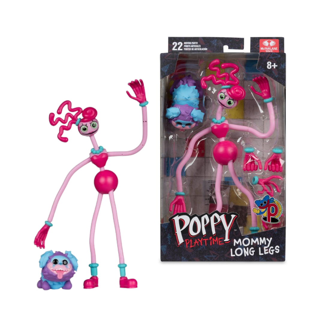 McFarlane Poppy Playtime Mommy Long Legs 7" Action Figure Pug-a-Pillar NEW
