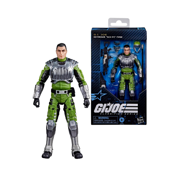 G.I. Joe Classified Series Seymour “Sci-Fi” Fine 6” Action Figure Hasbro w/ Accessories