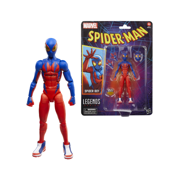Marvel Legends Spider-Boy 6" Retro Comics Action Figure Hasbro