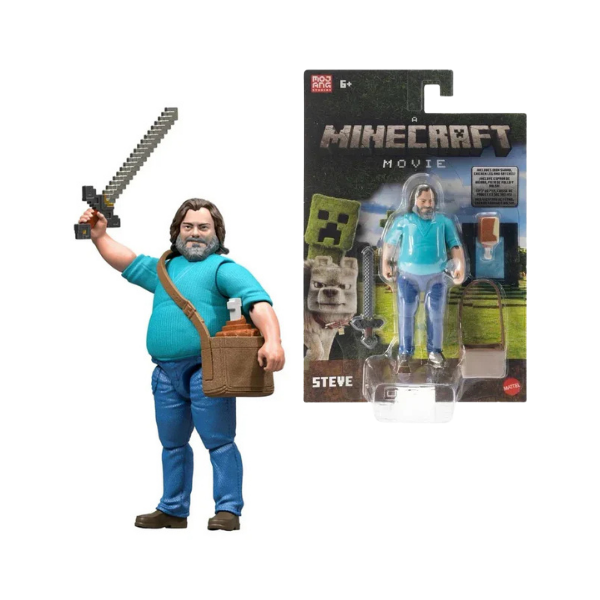 Mattel Steve Movie 2025 Action Figure 4" Rare Collectible Toy by Mattel