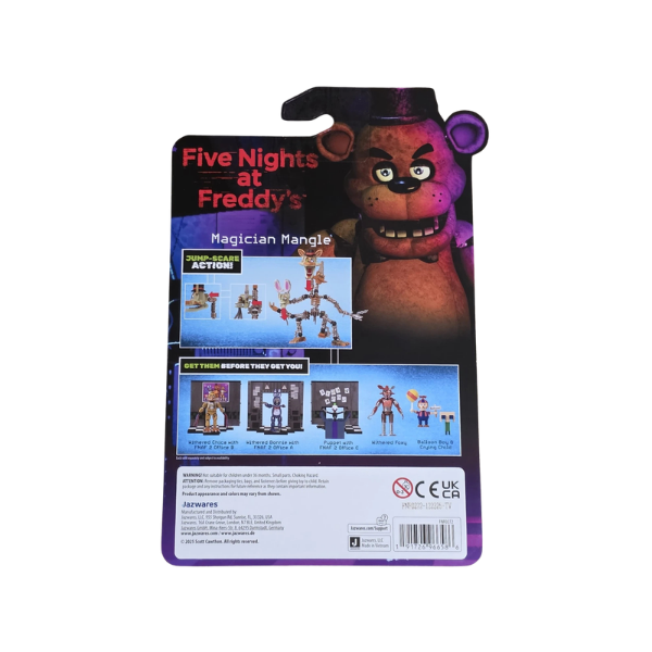 Five Nights at Freddy’s Magician Mangle Target Exclusive 5-Inch Jazwares Action Figure with Glow-in-the-Dark Eyes & Jumpscare Feature