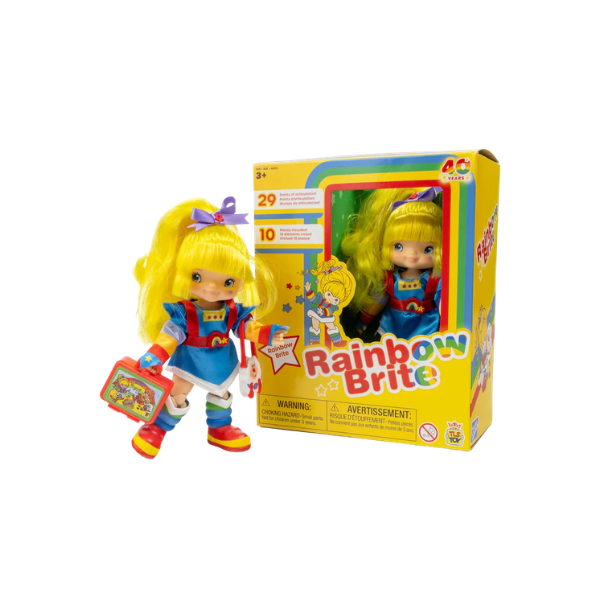 Figura Rainbow Brite de 5,5" com acessórios da The Loyal Subjects