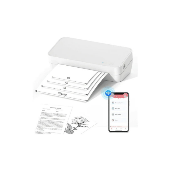 Impressora térmica WiFi Ponek - S821 para uso doméstico e comercial