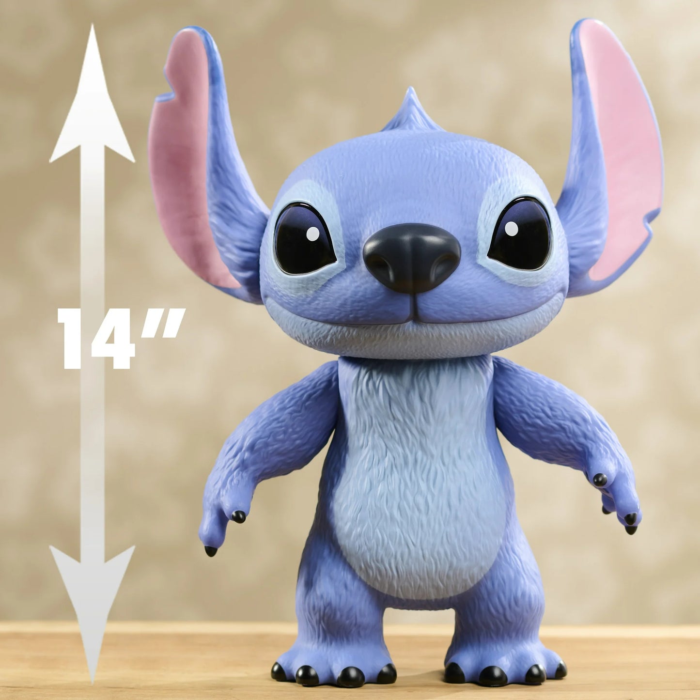 Disney Stitch Larger Than Life 14" Poseable Vinyl Figure by Just Play