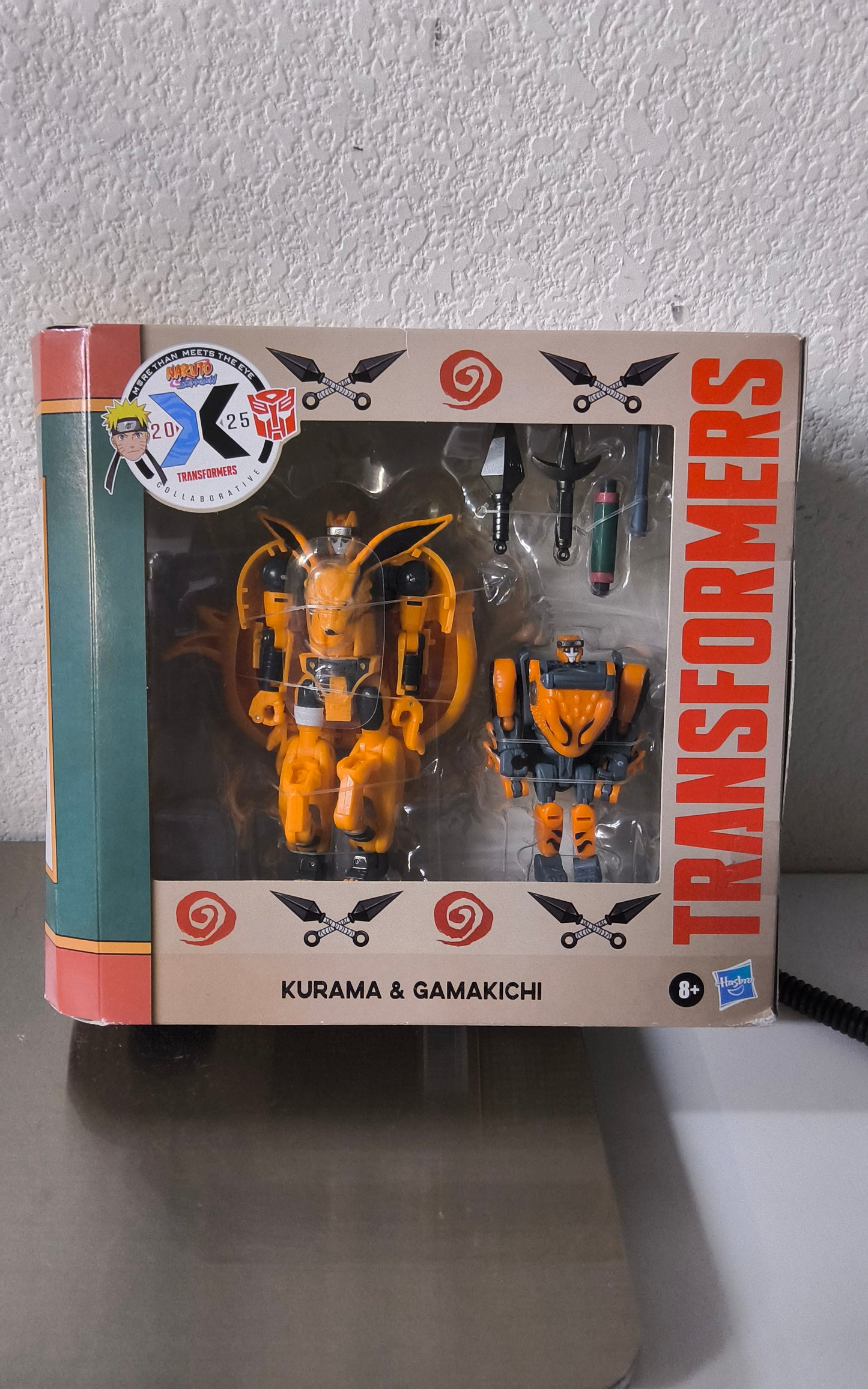 Transformers x Naruto Shippuden Kurama & Gamakichi Action Figure 2-Pack