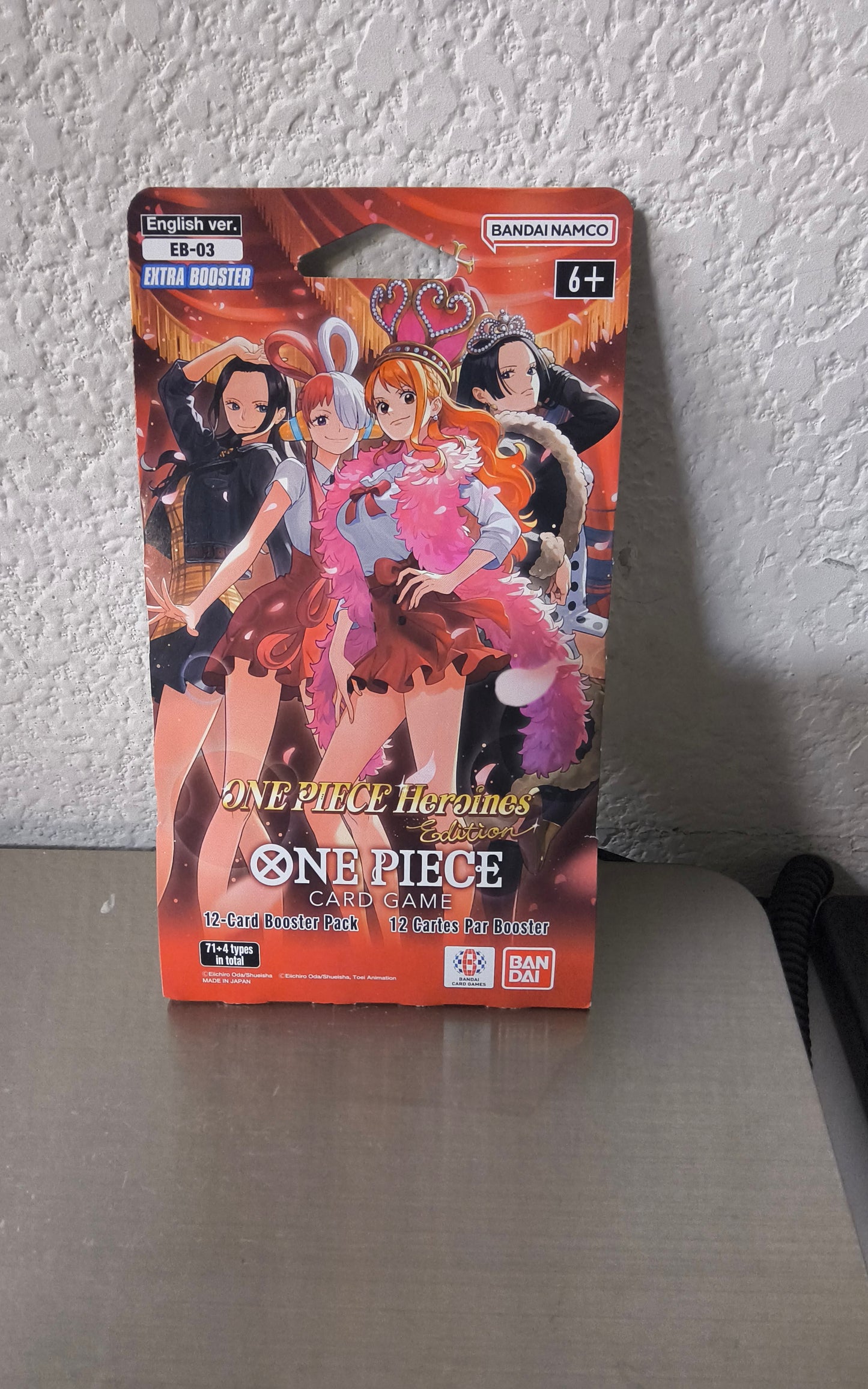 Bandai One Piece Card Game EB-03 Heroines Edition English 12-Card Booster Pack