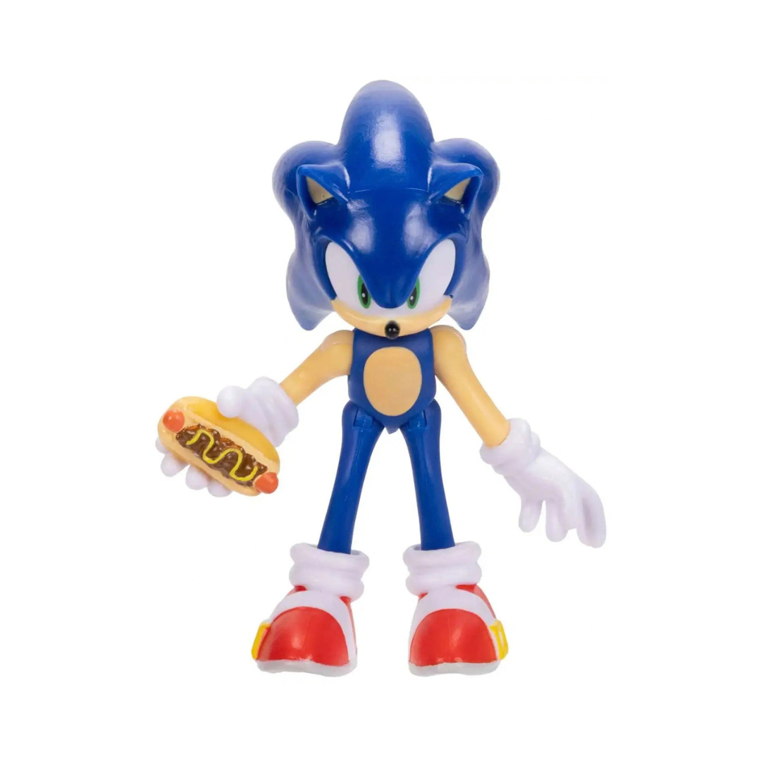 Jakks Pacific Sonic the Hedgehog 35th Anniversary Sonic with Chili Dog 2.5-Inch Figure