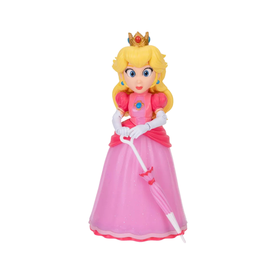 Super Mario Galaxy Movie Princess Peach 5-Inch Figure with Two Parasols