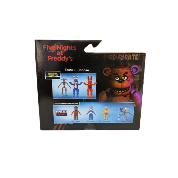 Five Nights at Freddy’s Endo Series Toy Bonnie & System Error Toy Bonnie Collector Action Figure 3-Pack – Jazwares FNAF