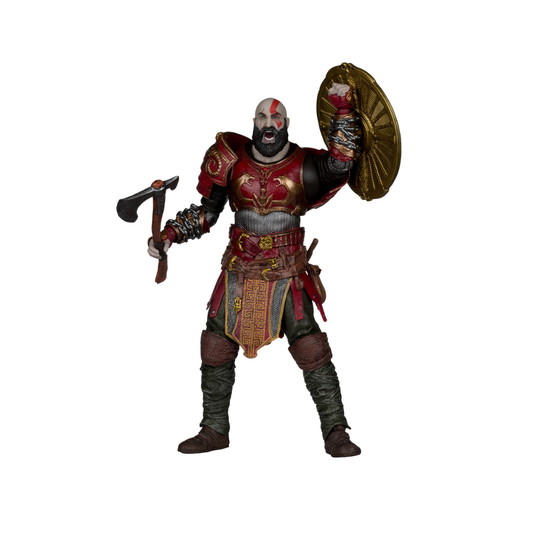 McFarlane Elite Edition God of War Ragnarök Kratos with Ares Armor Deluxe Action Figure