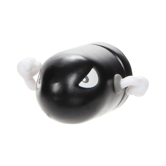 Jakks Pacific Super Mario Bullet Bill 2.5-Inch Mini Action Figure