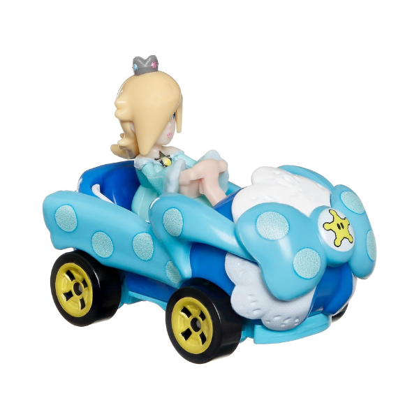 Hot Wheels Mario Kart Rosalina Birthday Girl Turbofan Die-Cast Kart – Nintendo Collectible