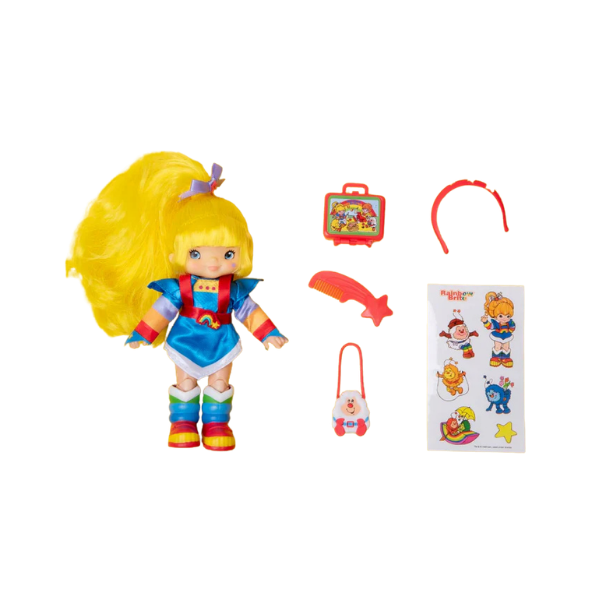 Figura Rainbow Brite de 5,5" com acessórios da The Loyal Subjects