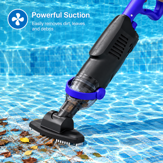 Nichro Cordless Pool Vacuum – 60W Powerful Suction, IPX8 Waterproof