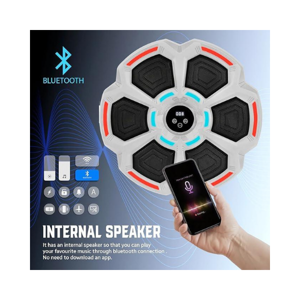 PHYLOKS Musical Boxing Machine – Wall-Mounted Boxing Trainer with Gloves