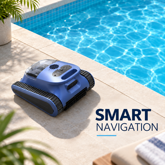 Automatic Robotic Pool Cleaner,3 in 1 Cordless Pool Vacuum for Inground Pools Floor