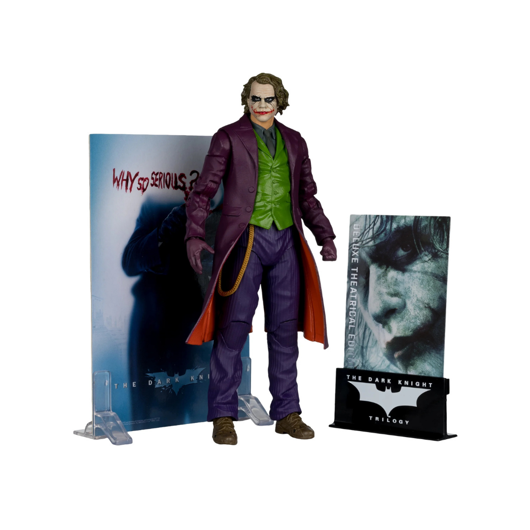 McFarlane DC Multiverse The Joker The Dark Knight Trilogy Deluxe Theatrical Edition – New in Box