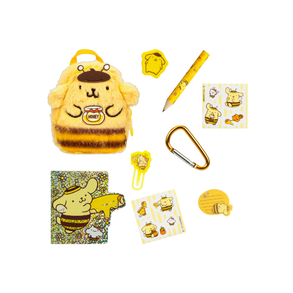 Mochila Mini Hello Kitty Real Littles – Edição Pompompurin Sanrio