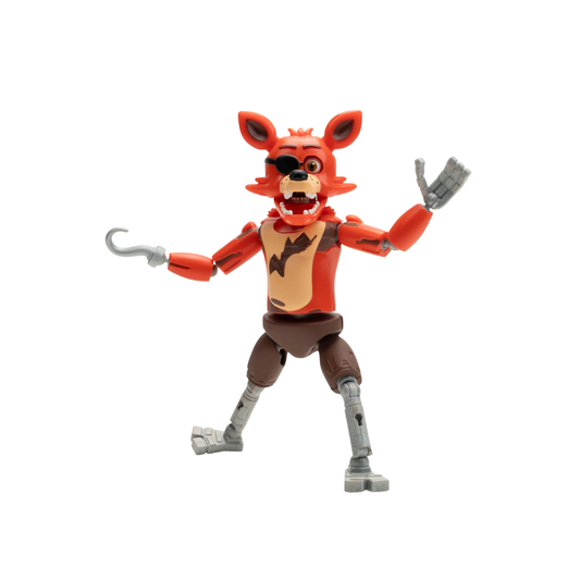 Five Nights at Freddy's Endo Series Foxy & Radioactive Foxy Vault Exclusive Collector Figure Set with Glow Eyes