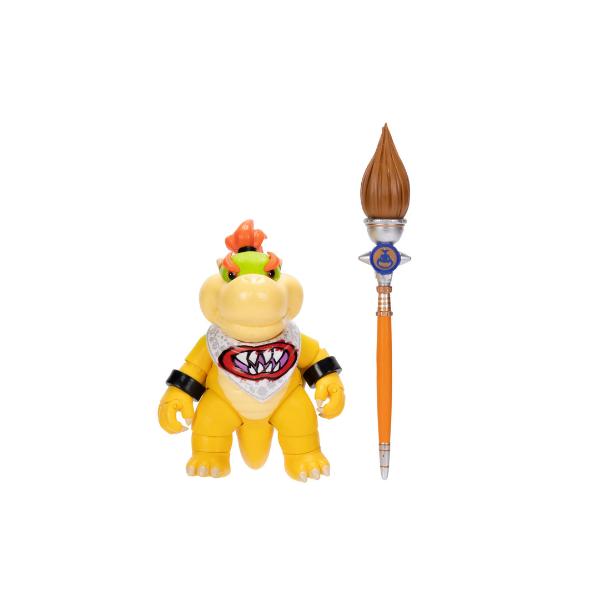 Super Mario Galaxy Movie Bowser Jr. 5" Action Figure Paint Brush