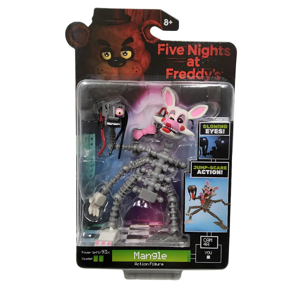 Jazwares FNaF Mangle Action Figure – 5" Figure with Jumpscare & Glow Eyes