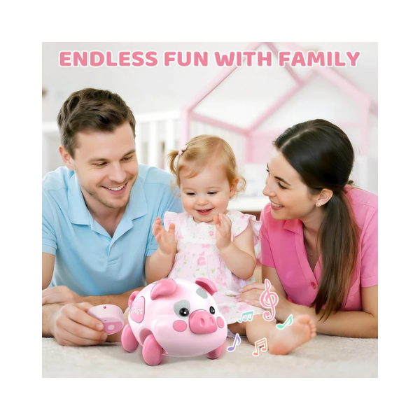 Baby Musical Piggy Toy for 6–18 Months – Tummy Time & Development