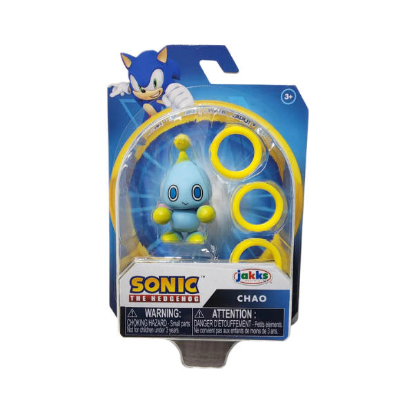Figura Cheese Chao de 6,3 cm do ouriço Sonic Jakks com 3 anéis