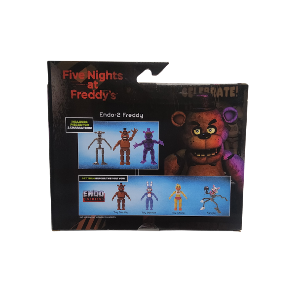 Five Nights at Freddy’s Endo Series Toy Freddy & VR Freddy Collector Action Figure 3-Pack – Jazwares FNAF
