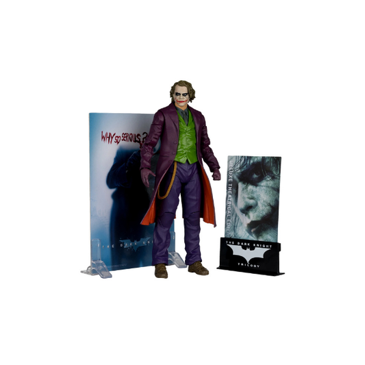 McFarlane DC Multiverse The Joker The Dark Knight Trilogy Deluxe Theatrical Edition – New in Box