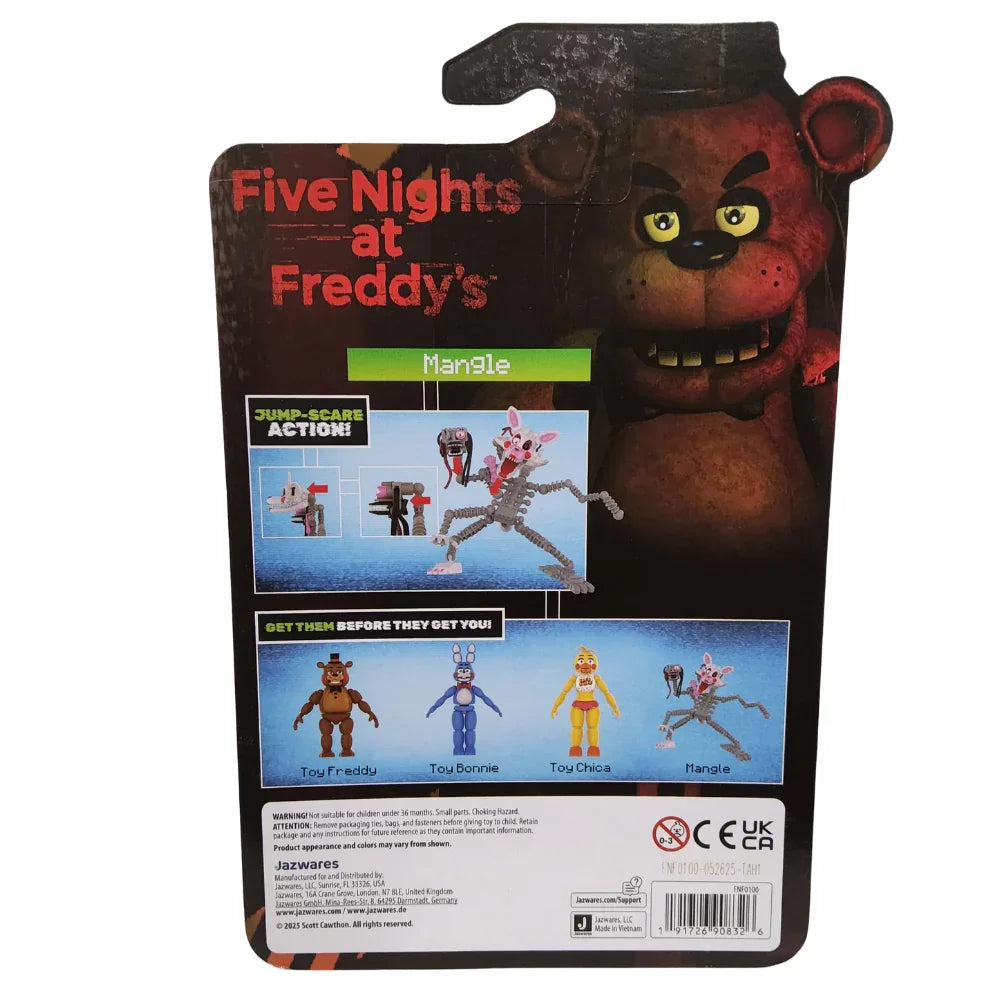 Jazwares FNaF Mangle Action Figure – 5" Figure with Jumpscare & Glow Eyes