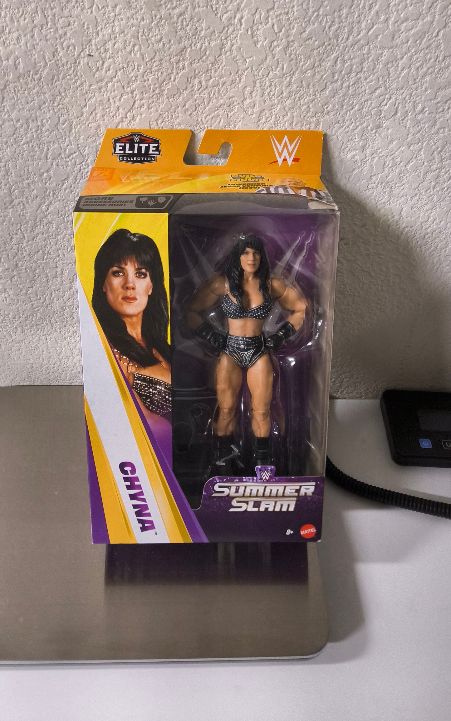 WWE Elite Collection SummerSlam Chyna Mattel action figure with Build-A-Figure part