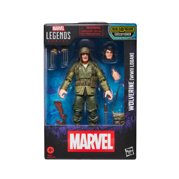 Marvel Legends Wolverine WWII Logan Executer Build A Figure Action Figure Hasbro