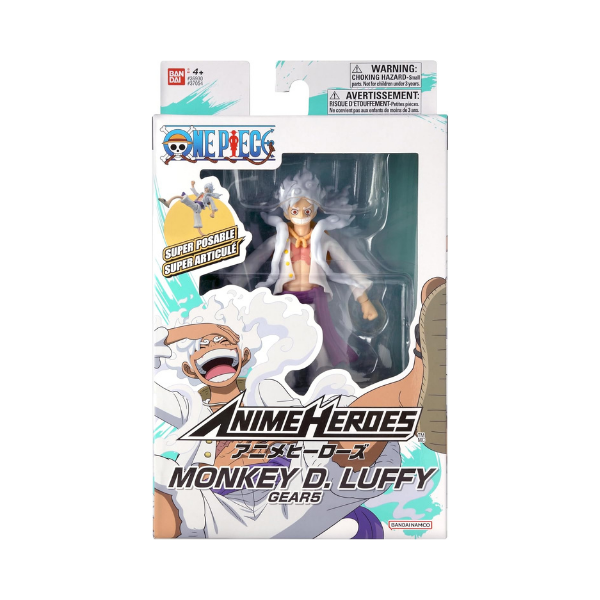 Anime Heroes – Monkey D. Luffy (Gear 5) Action Figure – One Piece