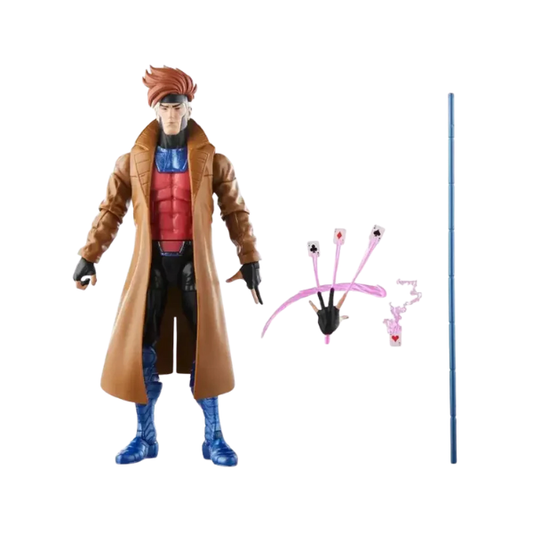 Hasbro Marvel Legends Series Gambit 6" Scale Action Figure – X-Men ’97 Collectible