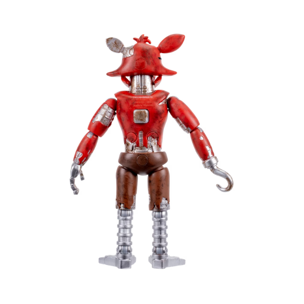 Five Nights at Freddy’s Withered Foxy 5-Inch Jazwares Action Figure with Glow-in-the-Dark Eyes & Jumpscare Feature