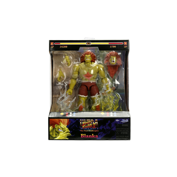 Street Fighter II Blanka 7" Deluxe Action Figure Jada Toys Collectible