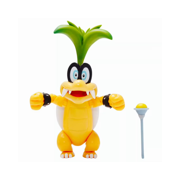 Super Mario Iggy Koopa Action Figure Set with Magic Wand JAKKS