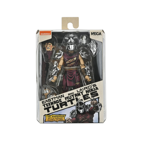 NECA TMNT Mirage Comics Battle Damaged Shredder 7" Scale Action Figure
