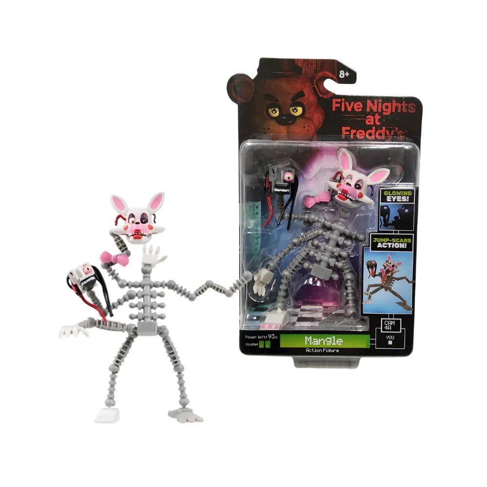 Jazwares FNaF Mangle Action Figure – 5" Figure with Jumpscare & Glow Eyes