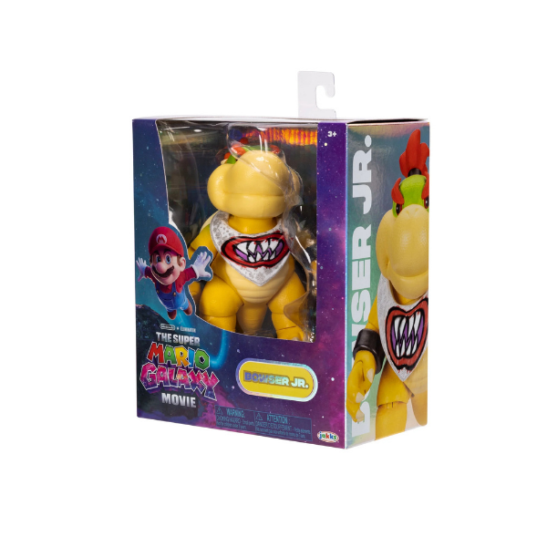 Super Mario Galaxy Movie Bowser Jr. 5" Action Figure Paint Brush
