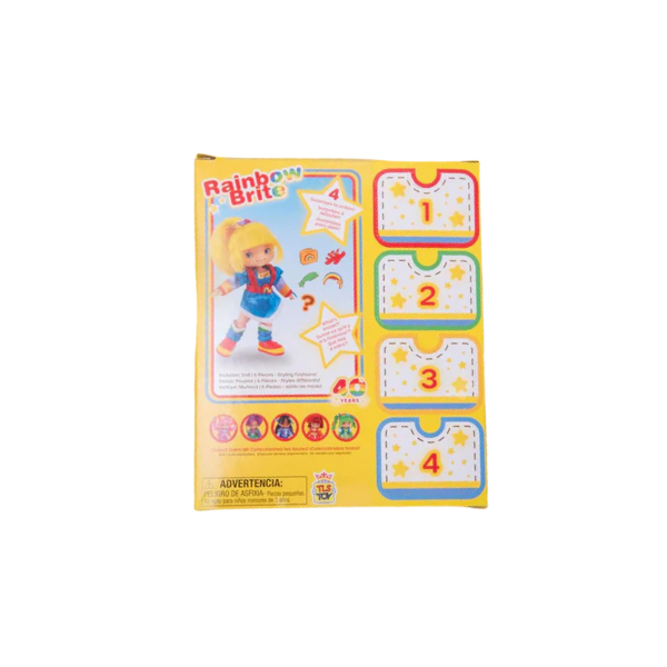 Figura Rainbow Brite de 5,5" com acessórios da The Loyal Subjects