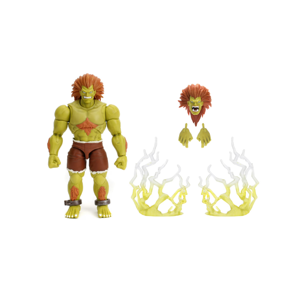 Street Fighter II Blanka 7" Deluxe Action Figure Jada Toys Collectible